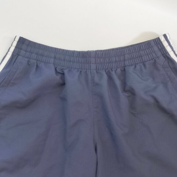 Adidas active wear short men's size M dark blue with 3 white stripes lightweigh - Picture 2 of 11